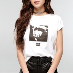 Olivia Rodrigo Sour Tracklist Crop Tee